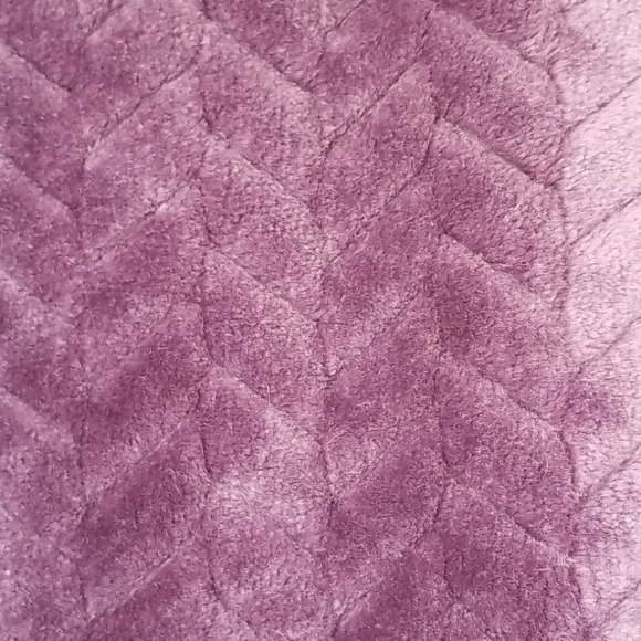 ๐ FREE COUNTRY Chevron Butter Pile Jacket Purple M NWT - Picture 8 of 12